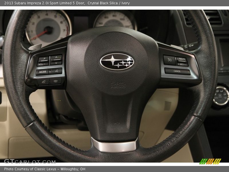 Crystal Black Silica / Ivory 2013 Subaru Impreza 2.0i Sport Limited 5 Door
