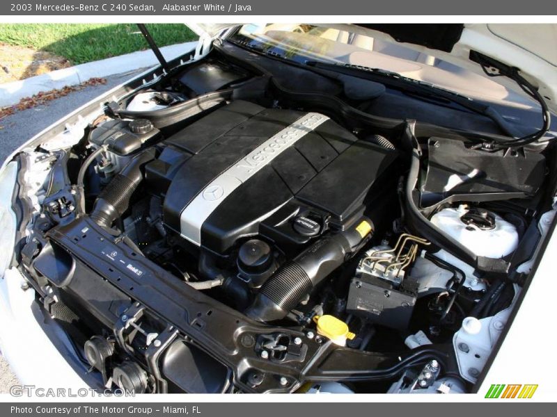 Alabaster White / Java 2003 Mercedes-Benz C 240 Sedan