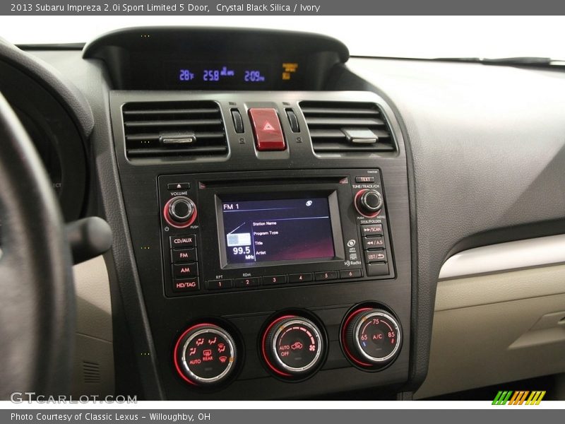 Crystal Black Silica / Ivory 2013 Subaru Impreza 2.0i Sport Limited 5 Door