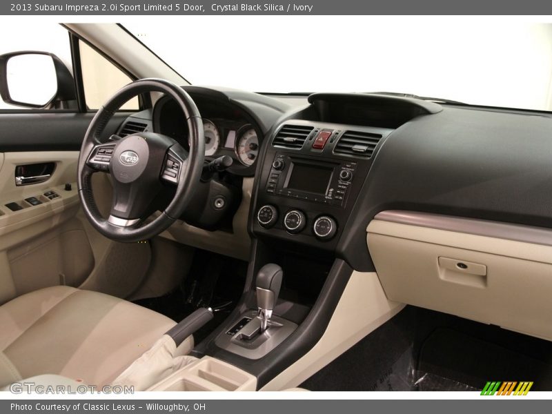 Crystal Black Silica / Ivory 2013 Subaru Impreza 2.0i Sport Limited 5 Door