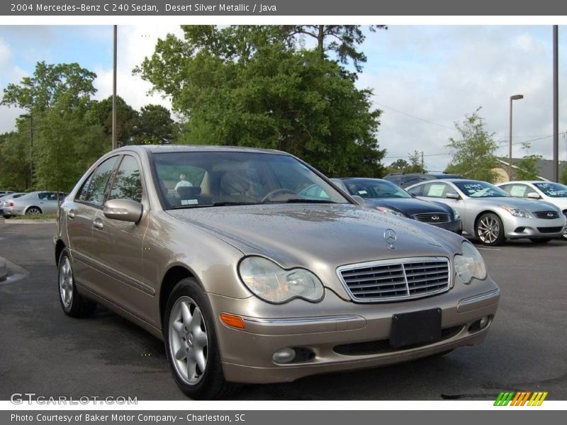 Desert Silver Metallic / Java 2004 Mercedes-Benz C 240 Sedan