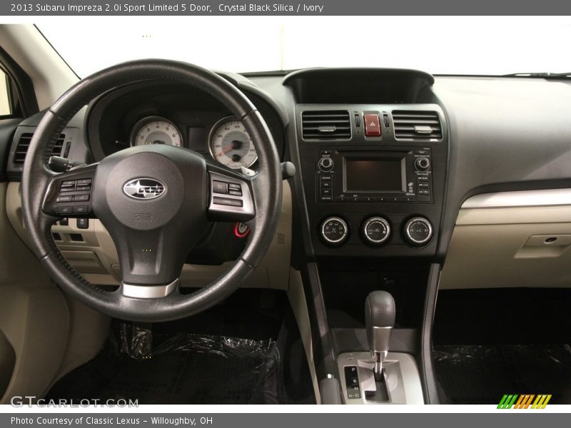 Crystal Black Silica / Ivory 2013 Subaru Impreza 2.0i Sport Limited 5 Door