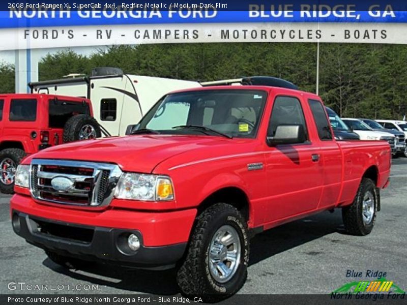 Redfire Metallic / Medium Dark Flint 2008 Ford Ranger XL SuperCab 4x4