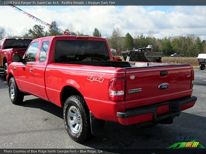 Redfire Metallic / Medium Dark Flint 2008 Ford Ranger XL SuperCab 4x4