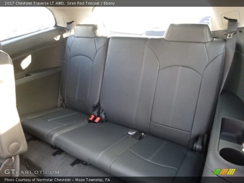 Siren Red Tintcoat / Ebony 2017 Chevrolet Traverse LT AWD