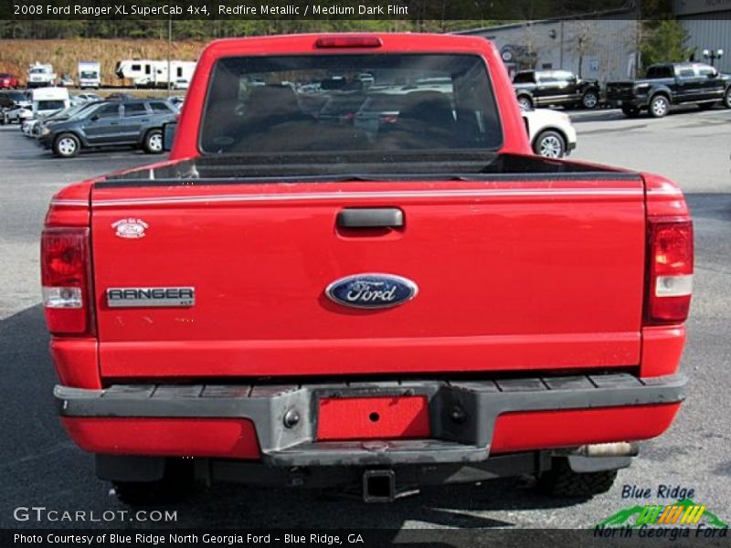 Redfire Metallic / Medium Dark Flint 2008 Ford Ranger XL SuperCab 4x4
