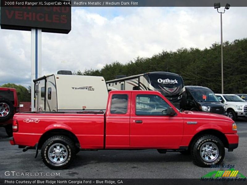 Redfire Metallic / Medium Dark Flint 2008 Ford Ranger XL SuperCab 4x4
