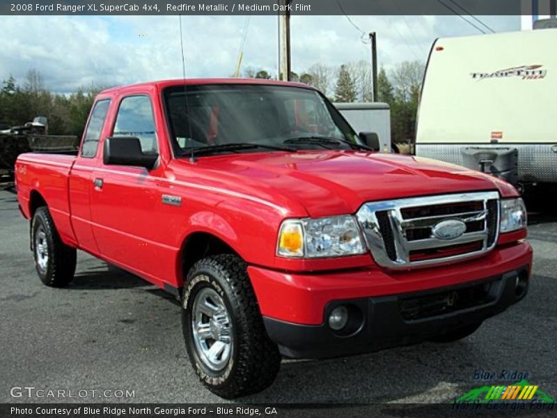 Redfire Metallic / Medium Dark Flint 2008 Ford Ranger XL SuperCab 4x4