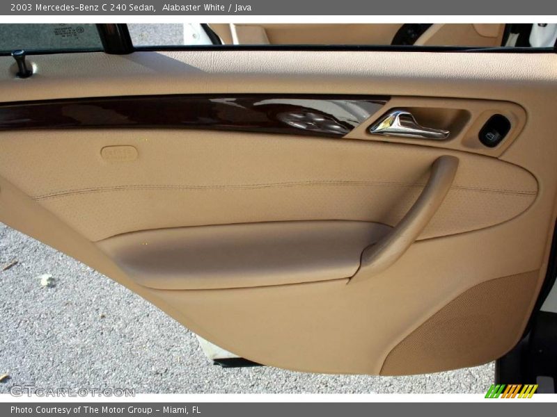 Alabaster White / Java 2003 Mercedes-Benz C 240 Sedan
