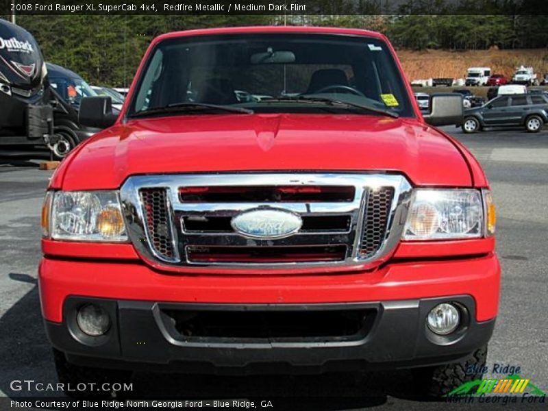 Redfire Metallic / Medium Dark Flint 2008 Ford Ranger XL SuperCab 4x4