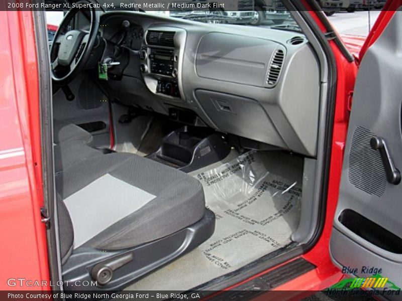 Redfire Metallic / Medium Dark Flint 2008 Ford Ranger XL SuperCab 4x4