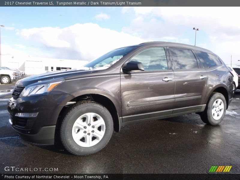 Tungsten Metallic / Dark Titanium/Light Titanium 2017 Chevrolet Traverse LS