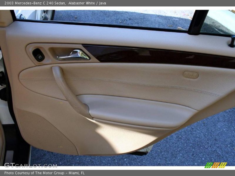 Alabaster White / Java 2003 Mercedes-Benz C 240 Sedan
