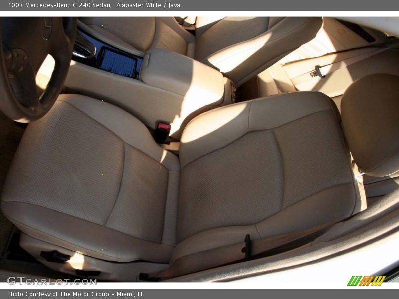 Alabaster White / Java 2003 Mercedes-Benz C 240 Sedan
