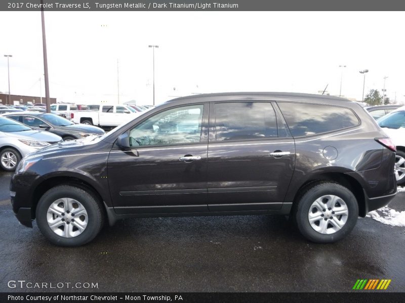Tungsten Metallic / Dark Titanium/Light Titanium 2017 Chevrolet Traverse LS