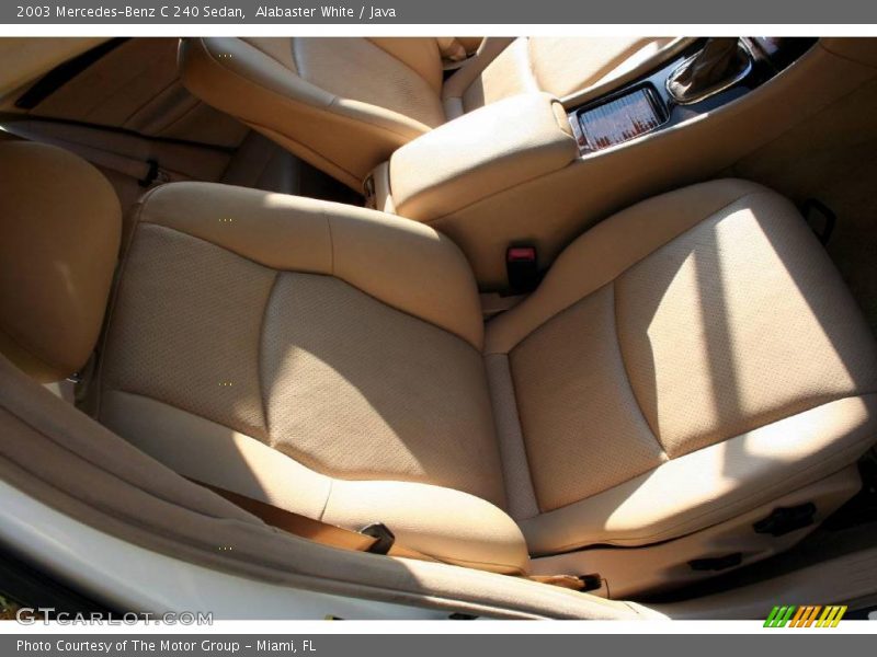 Alabaster White / Java 2003 Mercedes-Benz C 240 Sedan