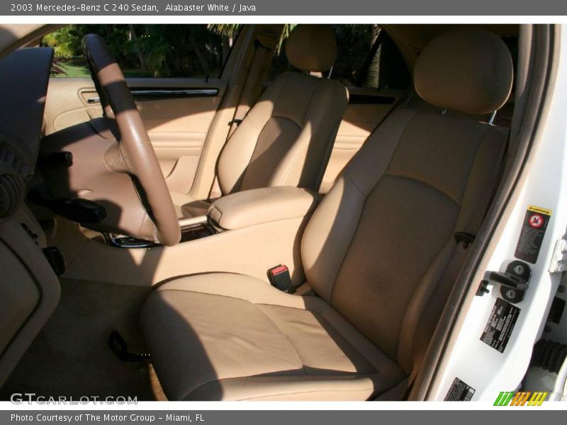 Alabaster White / Java 2003 Mercedes-Benz C 240 Sedan