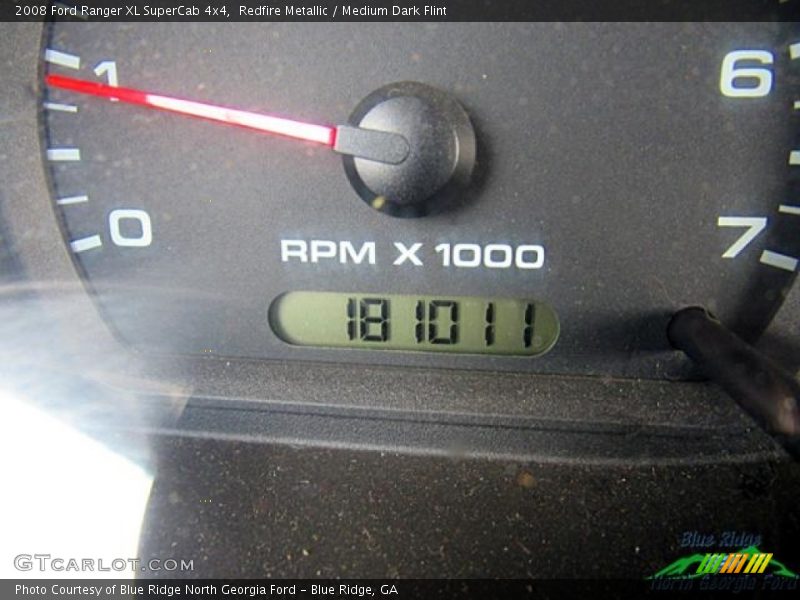 Redfire Metallic / Medium Dark Flint 2008 Ford Ranger XL SuperCab 4x4