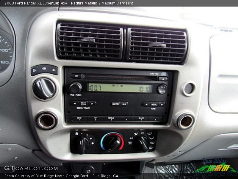 Redfire Metallic / Medium Dark Flint 2008 Ford Ranger XL SuperCab 4x4