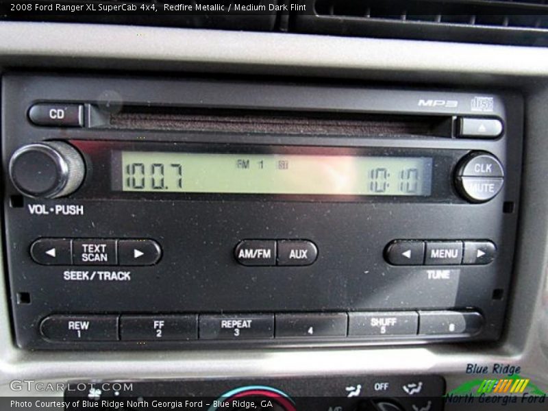 Redfire Metallic / Medium Dark Flint 2008 Ford Ranger XL SuperCab 4x4