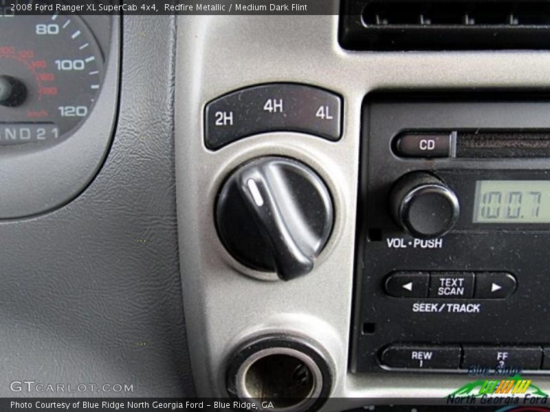 Redfire Metallic / Medium Dark Flint 2008 Ford Ranger XL SuperCab 4x4