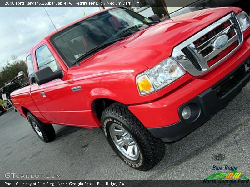 Redfire Metallic / Medium Dark Flint 2008 Ford Ranger XL SuperCab 4x4