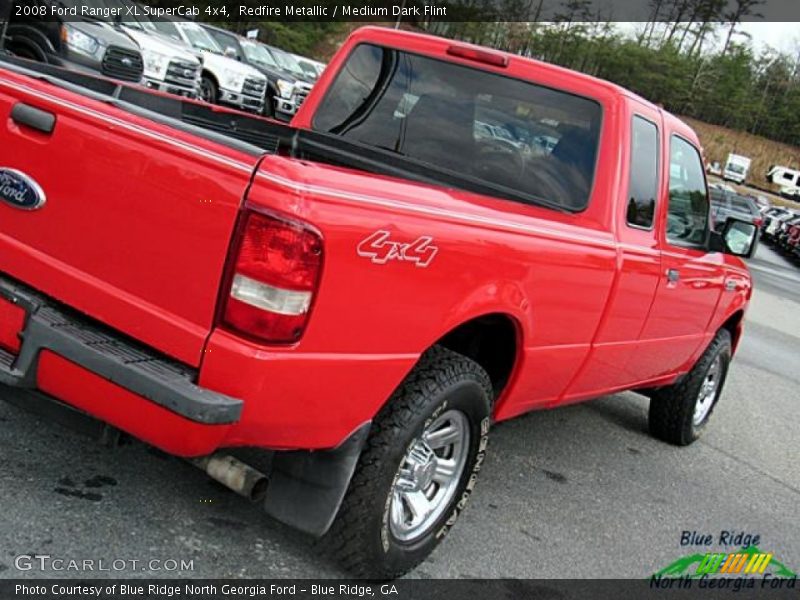 Redfire Metallic / Medium Dark Flint 2008 Ford Ranger XL SuperCab 4x4