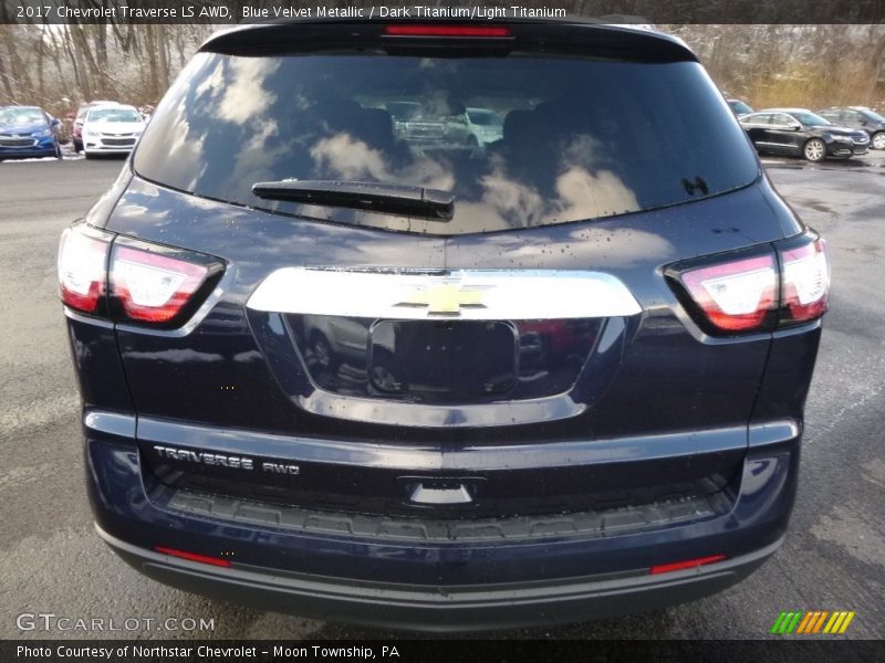 Blue Velvet Metallic / Dark Titanium/Light Titanium 2017 Chevrolet Traverse LS AWD