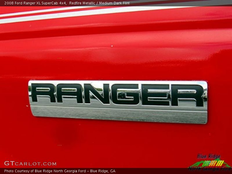 Redfire Metallic / Medium Dark Flint 2008 Ford Ranger XL SuperCab 4x4