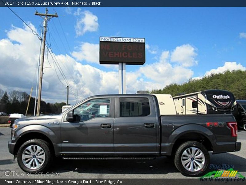 Magnetic / Black 2017 Ford F150 XL SuperCrew 4x4