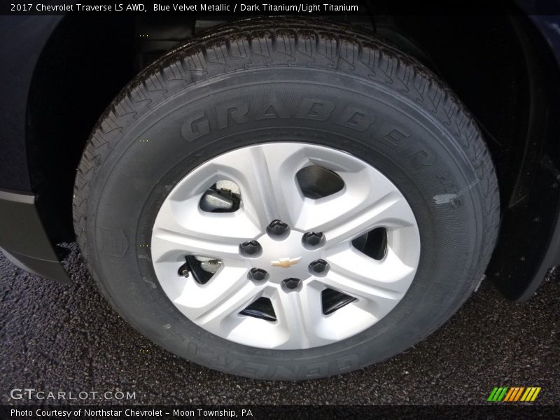Blue Velvet Metallic / Dark Titanium/Light Titanium 2017 Chevrolet Traverse LS AWD