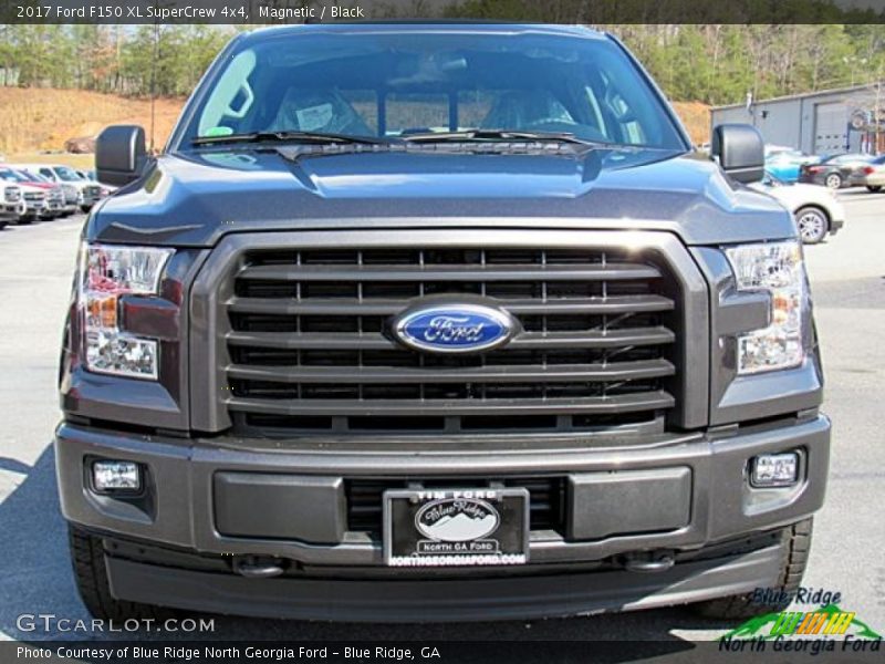 Magnetic / Black 2017 Ford F150 XL SuperCrew 4x4