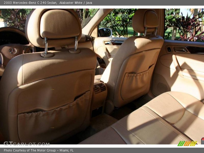 Alabaster White / Java 2003 Mercedes-Benz C 240 Sedan