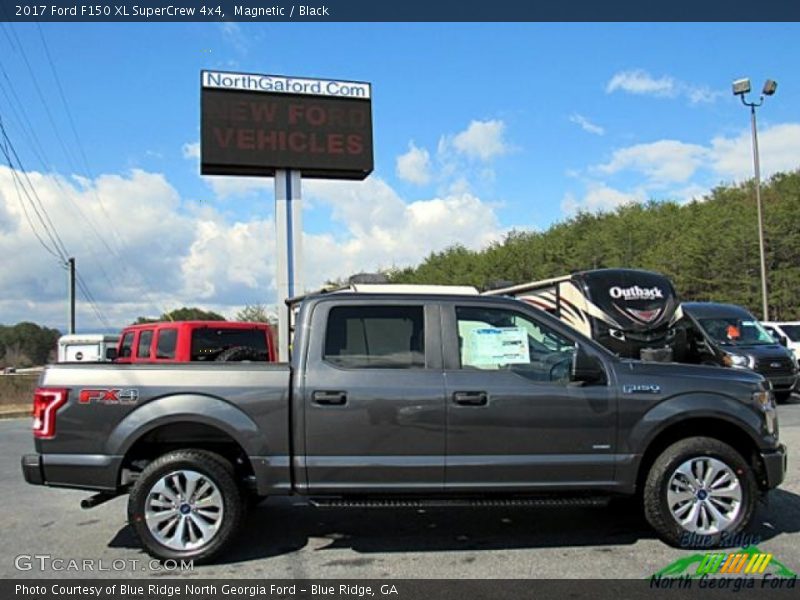 Magnetic / Black 2017 Ford F150 XL SuperCrew 4x4