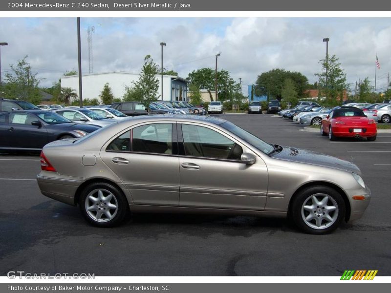 Desert Silver Metallic / Java 2004 Mercedes-Benz C 240 Sedan
