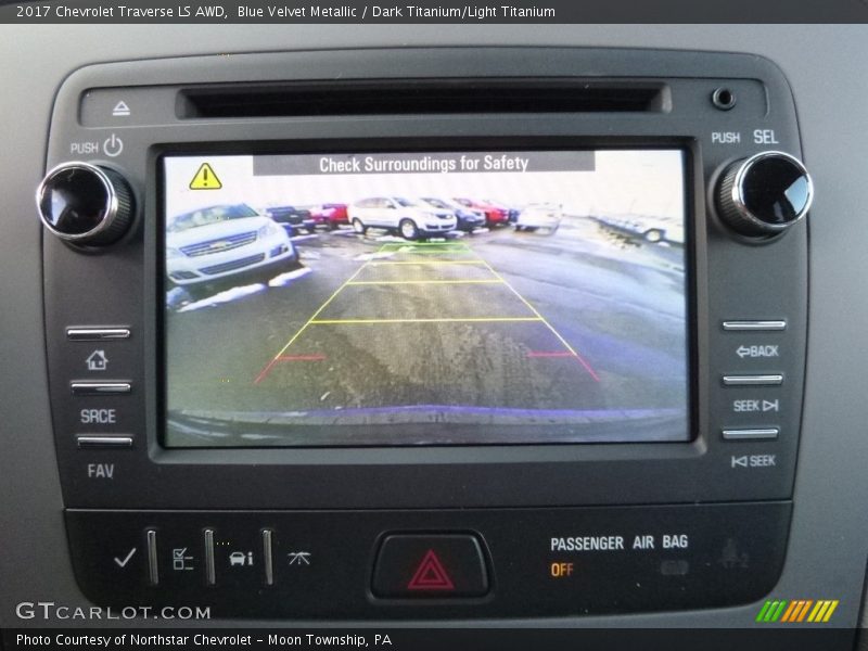 Blue Velvet Metallic / Dark Titanium/Light Titanium 2017 Chevrolet Traverse LS AWD