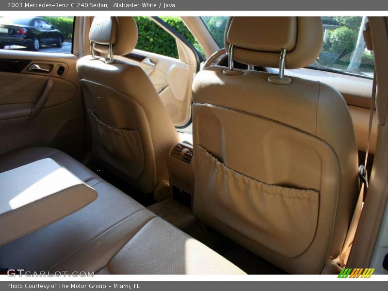 Alabaster White / Java 2003 Mercedes-Benz C 240 Sedan