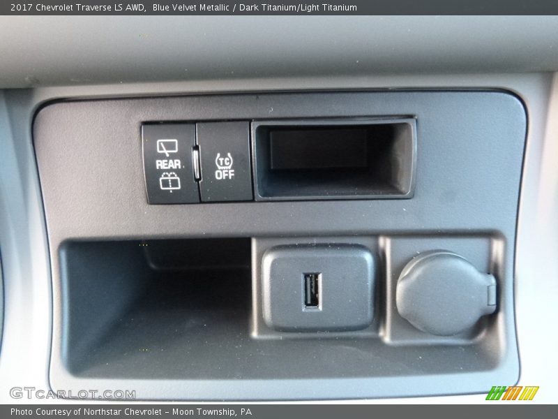 Blue Velvet Metallic / Dark Titanium/Light Titanium 2017 Chevrolet Traverse LS AWD