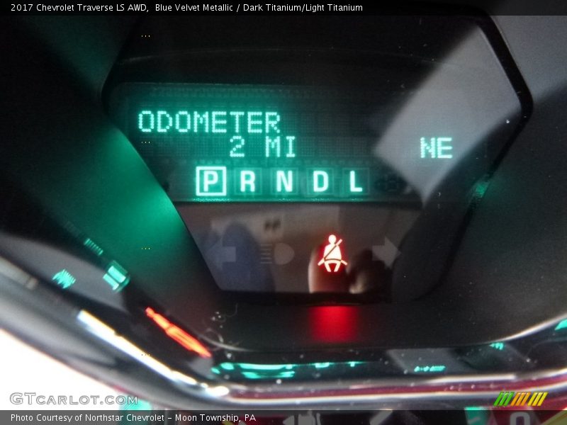 Blue Velvet Metallic / Dark Titanium/Light Titanium 2017 Chevrolet Traverse LS AWD