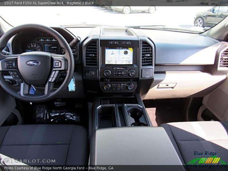 Magnetic / Black 2017 Ford F150 XL SuperCrew 4x4