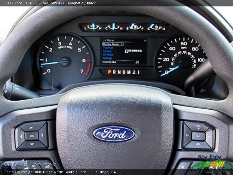 Magnetic / Black 2017 Ford F150 XL SuperCrew 4x4