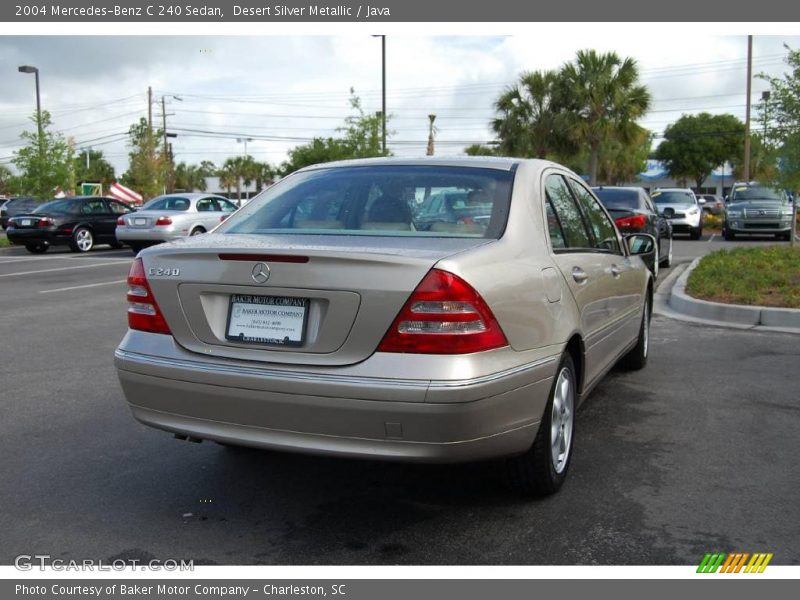 Desert Silver Metallic / Java 2004 Mercedes-Benz C 240 Sedan