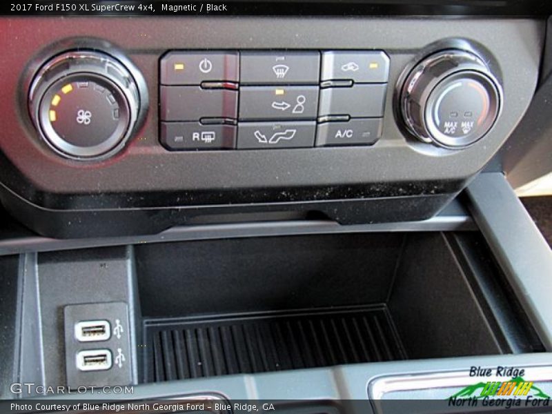 Magnetic / Black 2017 Ford F150 XL SuperCrew 4x4