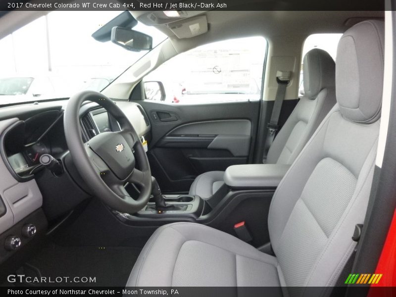 Red Hot / Jet Black/­Dark Ash 2017 Chevrolet Colorado WT Crew Cab 4x4