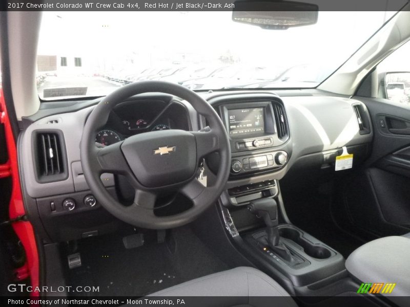 Red Hot / Jet Black/­Dark Ash 2017 Chevrolet Colorado WT Crew Cab 4x4