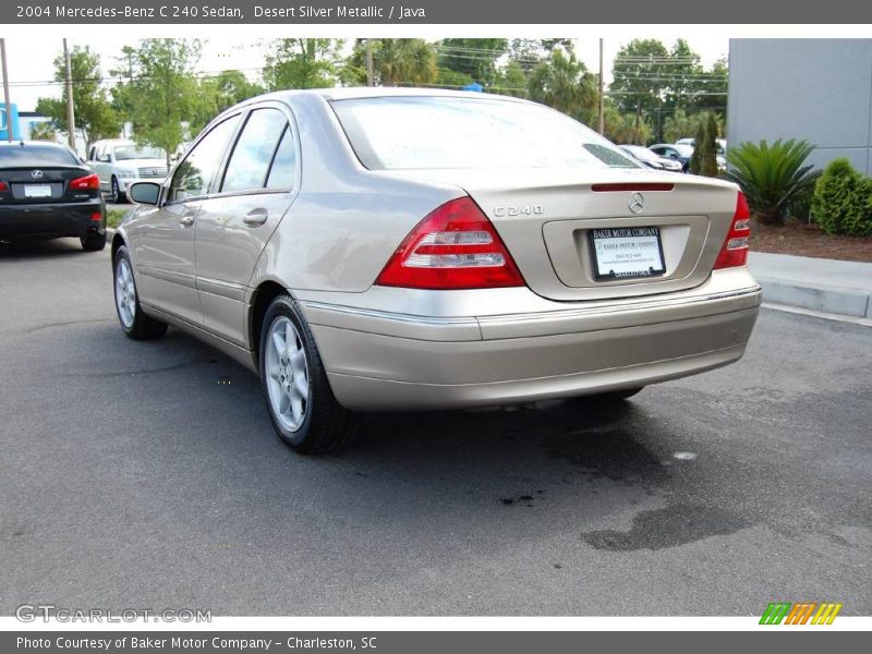 Desert Silver Metallic / Java 2004 Mercedes-Benz C 240 Sedan