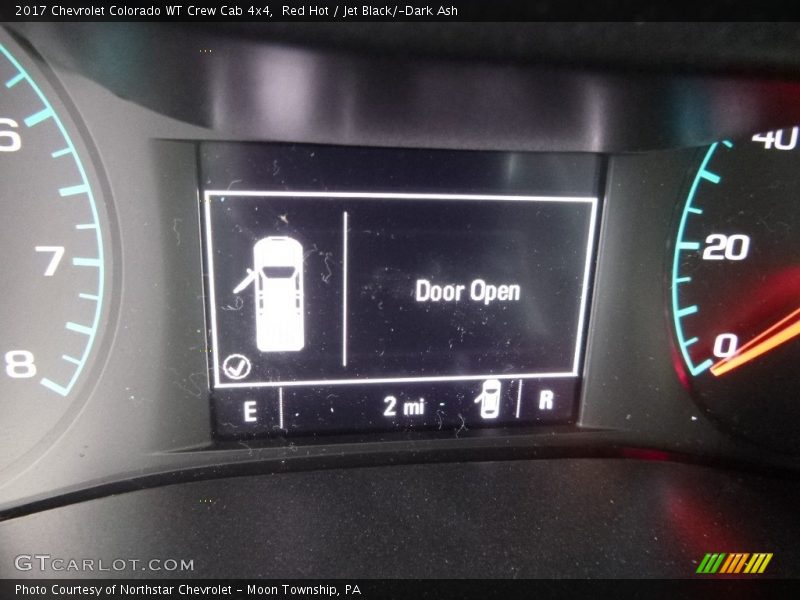 Red Hot / Jet Black/­Dark Ash 2017 Chevrolet Colorado WT Crew Cab 4x4