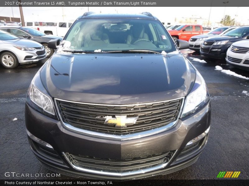 Tungsten Metallic / Dark Titanium/Light Titanium 2017 Chevrolet Traverse LS AWD