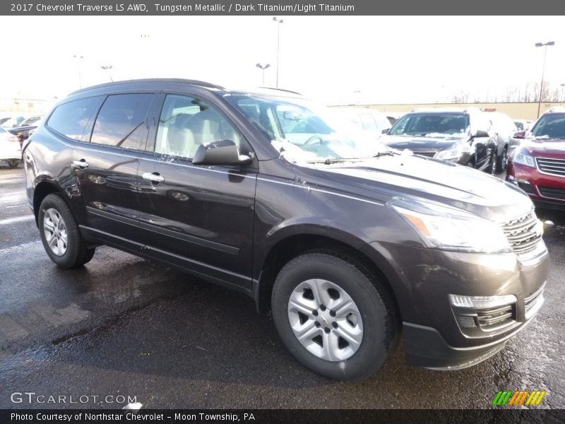 Tungsten Metallic / Dark Titanium/Light Titanium 2017 Chevrolet Traverse LS AWD
