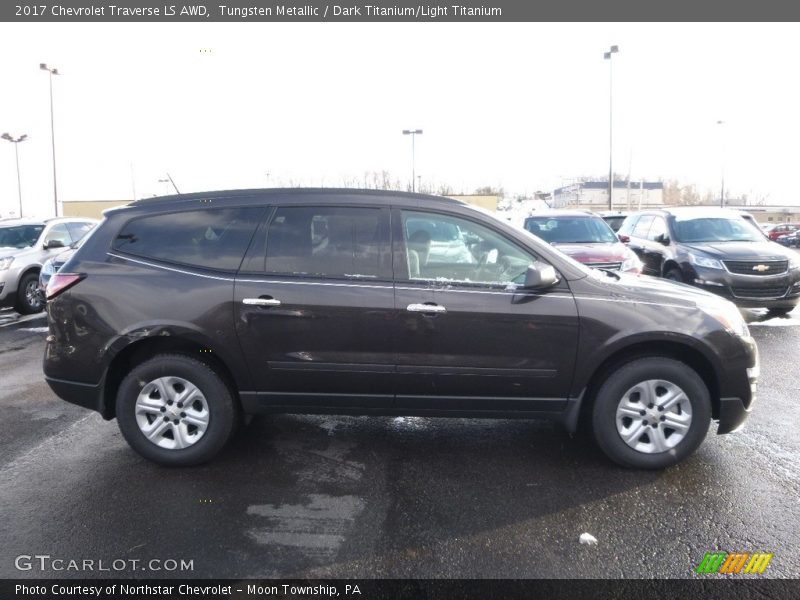 Tungsten Metallic / Dark Titanium/Light Titanium 2017 Chevrolet Traverse LS AWD